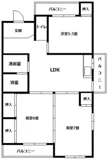 メゾーンやました【3階】の間取り