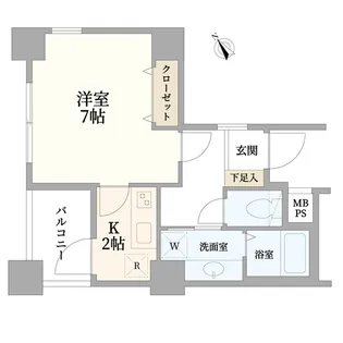 クレアシオン目黒不動前【10階】の間取り