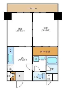 日興パレス南麻布【5階】の間取り