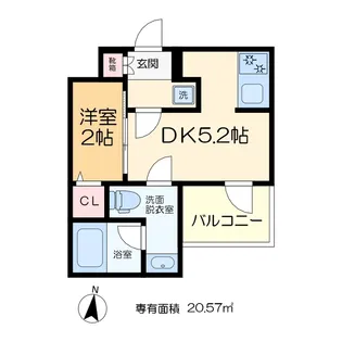 AZEST金町【5階】の間取り