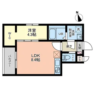 MOVE長束【1階】の間取り