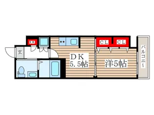 ヴィクトワールII【1階】の間取り