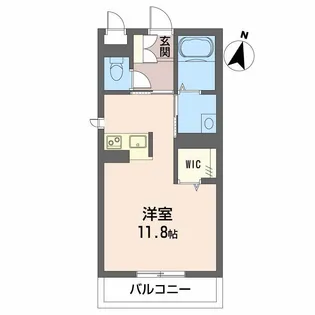 ベレオ蔵本【3階】の間取り