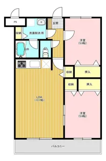 ヴィラ・レジェンダ【1階】の間取り