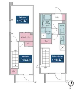 レジディア文京小石川の間取り