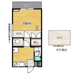 カサ・デ・エスペランサ【2階】の間取り