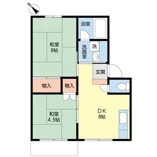 シャトレー幸【2階】の間取り