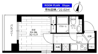 ステージファースト三軒茶屋アジールコート【8階】の間取り