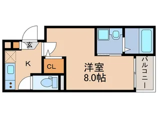 Jack shibatahondori I【3階】の間取り