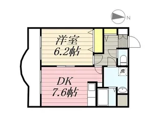 メゾン紀三井寺II【1階】の間取り