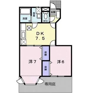 コージー・コート【1階】の間取り