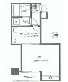 ライオンズマンション弥生町【3階】の間取り