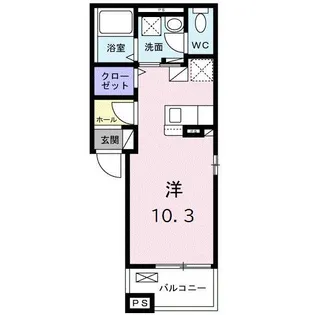 アリステラ【3階】の間取り