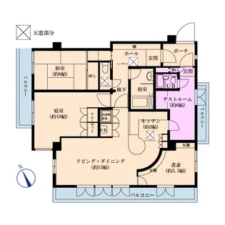 ベルテ代々木II【5階】の間取り
