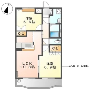 グレートノーブルA【2階】の間取り