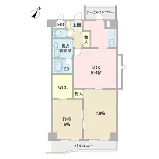 GRANDDUKE【4階】の間取り