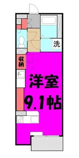 クレア【2階】の間取り
