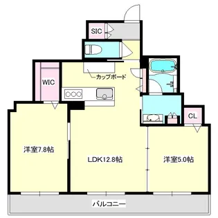 シャーメゾン寺内【1階】の間取り