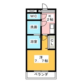 Sky Court Premier【1階】の間取り