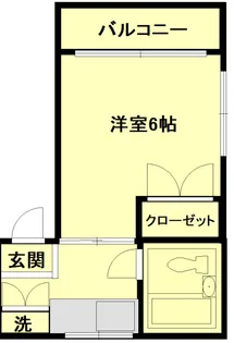 本町マンション【4階】の間取り