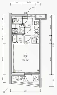 ヴォーガコルテ上板橋【4階】の間取り