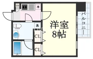 プレサンスNEO京都烏丸【11階】の間取り