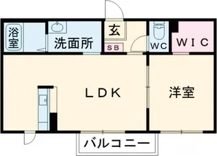 ハイエストメゾン山崎【2階】の間取り