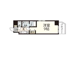 URBAN SPIRE広島【8階】の間取り