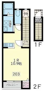 チエルカーサ24【2階】の間取り