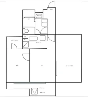 朝日パリオ三鷹【4階】の間取り