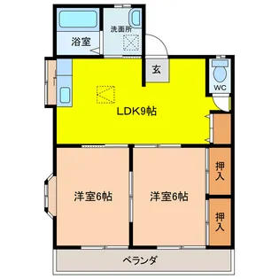 ヴィラ・ヒナミ【1階】の間取り