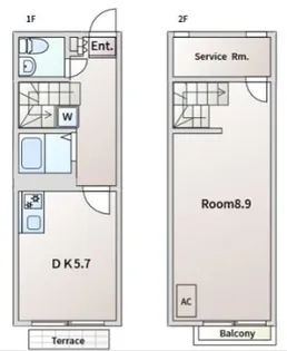 T&M船堀【1階】の間取り