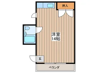 Salle de Sejour【3階】の間取り