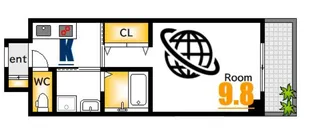 フェリーチェグランデ舟入中町【5階】の間取り