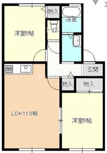 セジュール早出【2階】の間取り