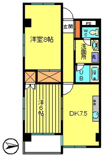 クレセントハイツ【9階】の間取り