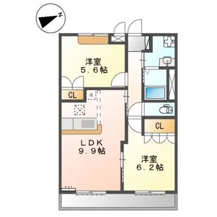 ハーフパッチ【1階】の間取り