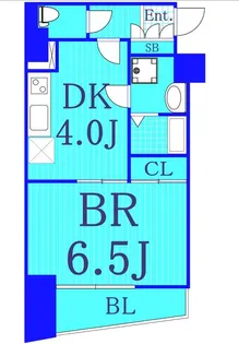 グリフィン横浜ディアコート【6階】の間取り