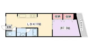 栄楽ビル【2階】の間取り