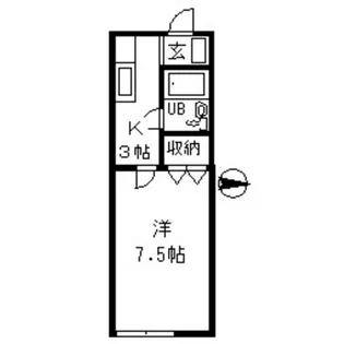 コーポフレンド【1階】の間取り