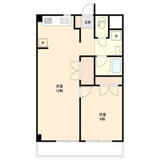 レジデンス中島(レジデンスナカジマ)【4階】の間取り