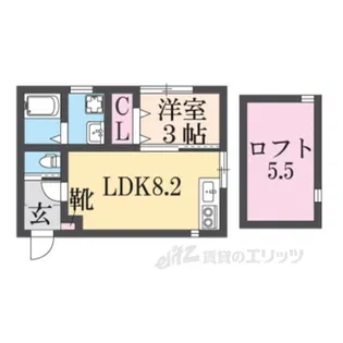 LEGGERO武庫川【2階】の間取り