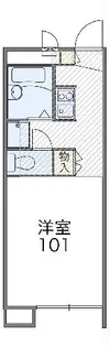 レオパレスJMアナハイム【1階】の間取り
