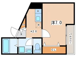 NORTH.IKEBUKURO1st ・2F【2階】の間取り