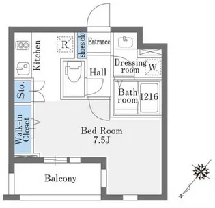 La Douceur巣鴨East【1階】の間取り