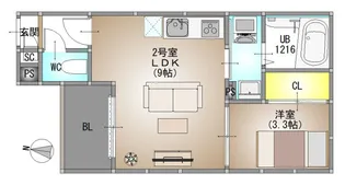 REGALEST キタカタ4【1階】の間取り