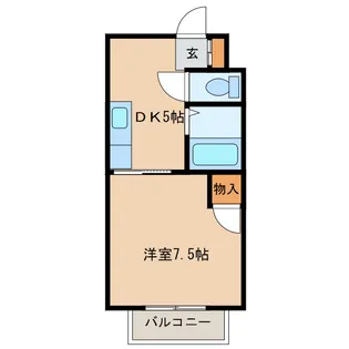 メゾンAD【2階】の間取り