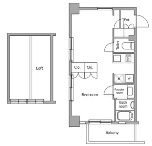 レジディア代々木II【5階】の間取り