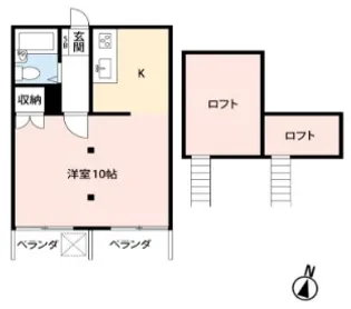 レイーナ北習志野【1階】の間取り
