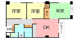 藤沢ハイツ【3階】の間取り